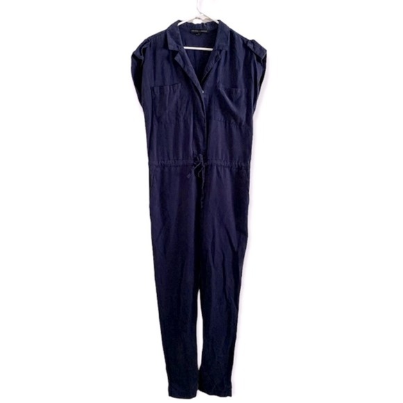 Sanctuary for Anthropologie navy blue one piece jumpsuit - Picture 1 of 10